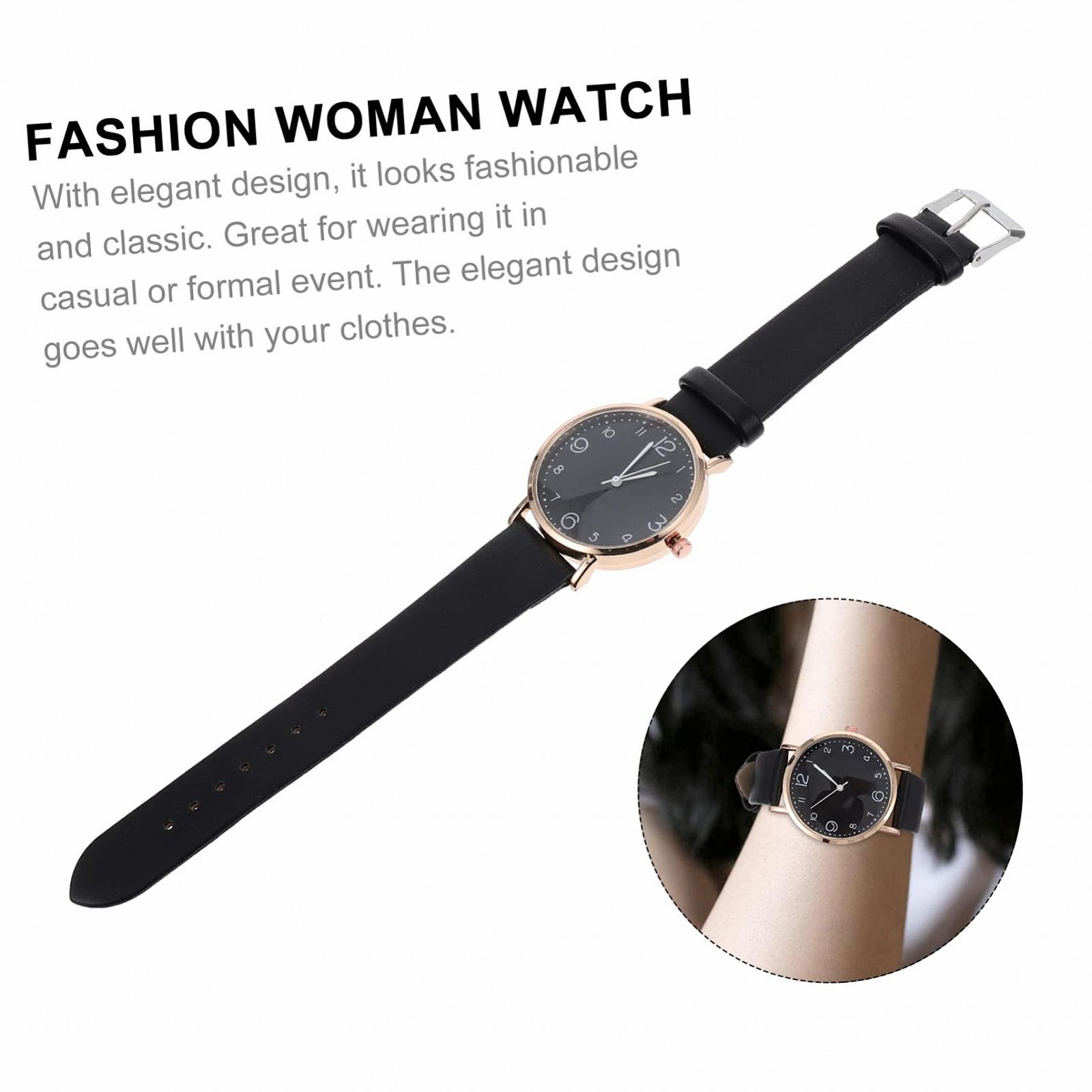 Жіночий годинник Healvian, бежевий, сріблястий, фото №7