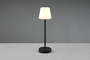 Вулична настільна лампа Reality Leuchten Martinez R54086132 LED Акумуляторна 2.2 Вт Сенсорна Матова чорна synthetic.ua - Фото 1