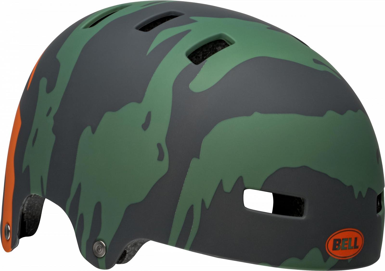 Шолом Bell Span Mat Ravine Green/Orange S, фото №2