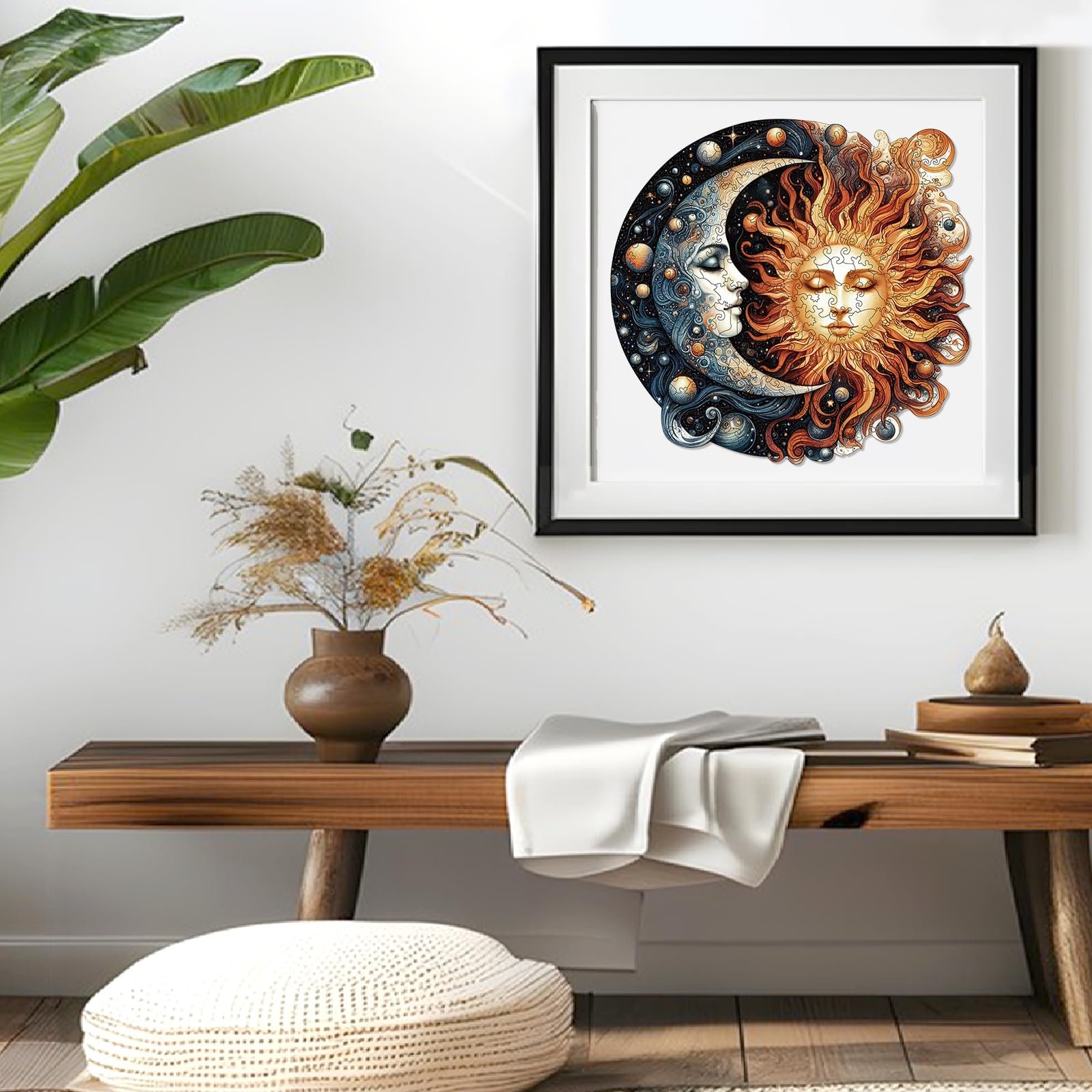 Пазл деревянный Sun and Moon 200 деталей Animal Shape, фото №6