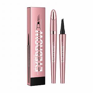 Карандаш Magic 3D Micro 2024 Waterproof Eyebrow Pencil 4 Fork Tip Applicator Black One Size - Фото 1