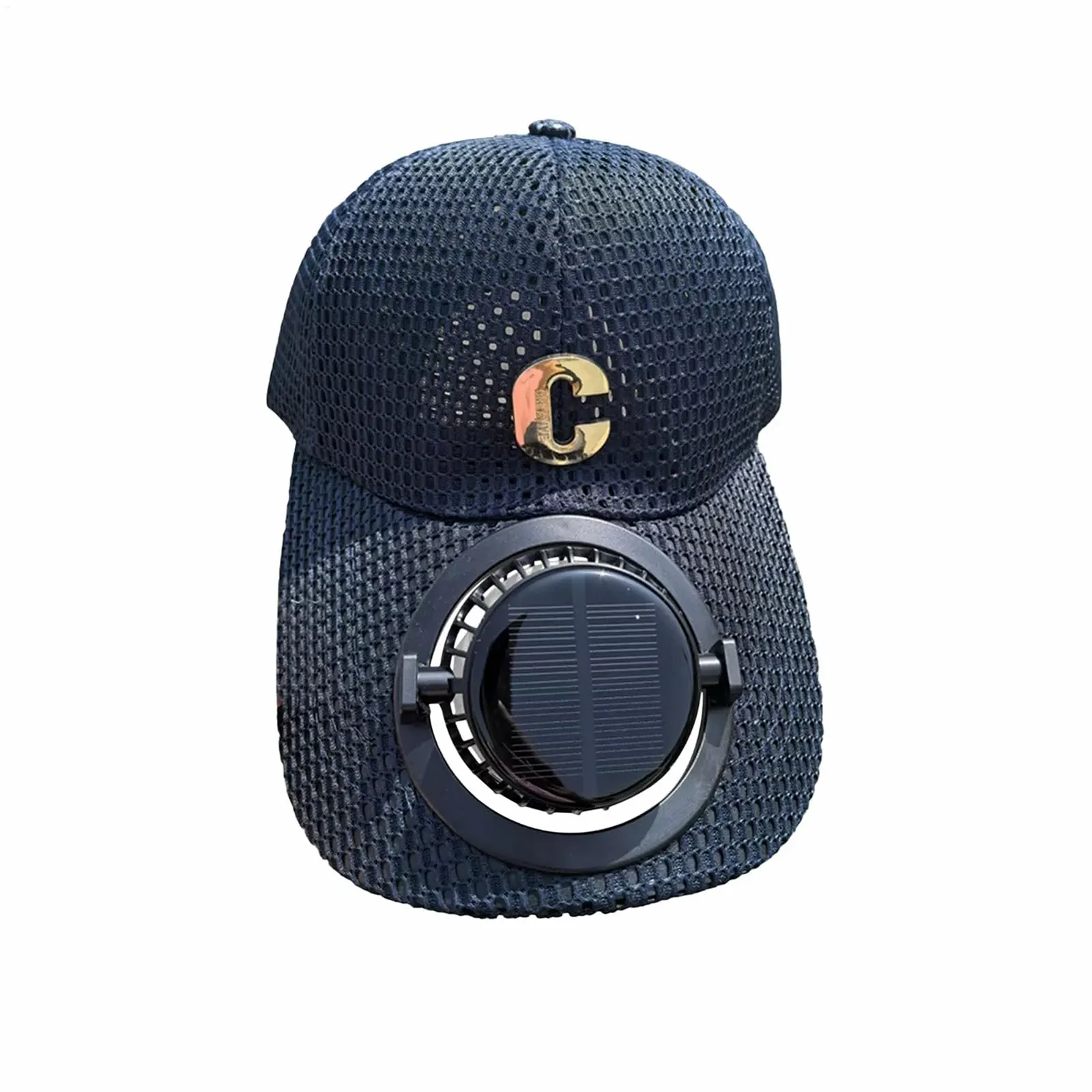 Панама з вентилятором Nuytghr USB-акумуляторна 3 швидкості на сонячній батареї, фото №1