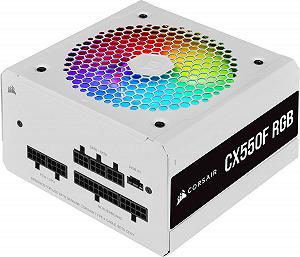 Блок питания CORSAIR CX550F RGB 80 PLUS Bronze White  - Фото 1