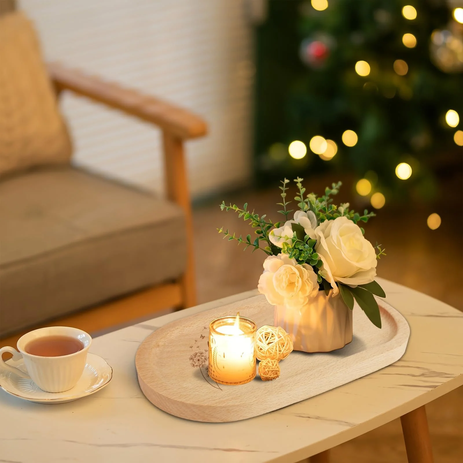 Декоративний піднос з гравіюванням Genie, Дерев'яний, фото №5 Декоративний піднос з гравіюванням Genie, Дерев'яний, фото №5