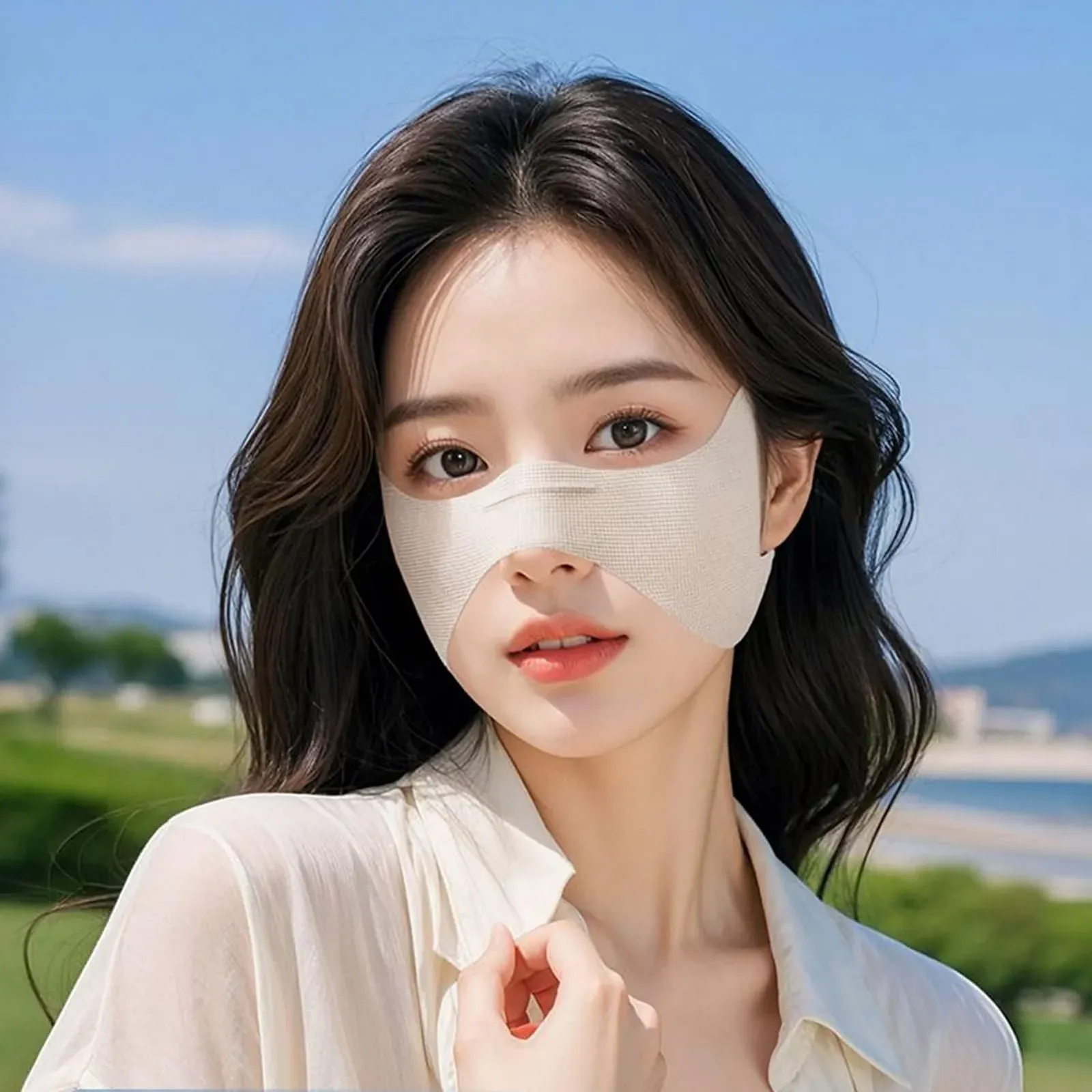 Патчі для обличчя від сонця Sun Shield для очей 35 x 10 см Захист від УФ-випромінювання, фото №3