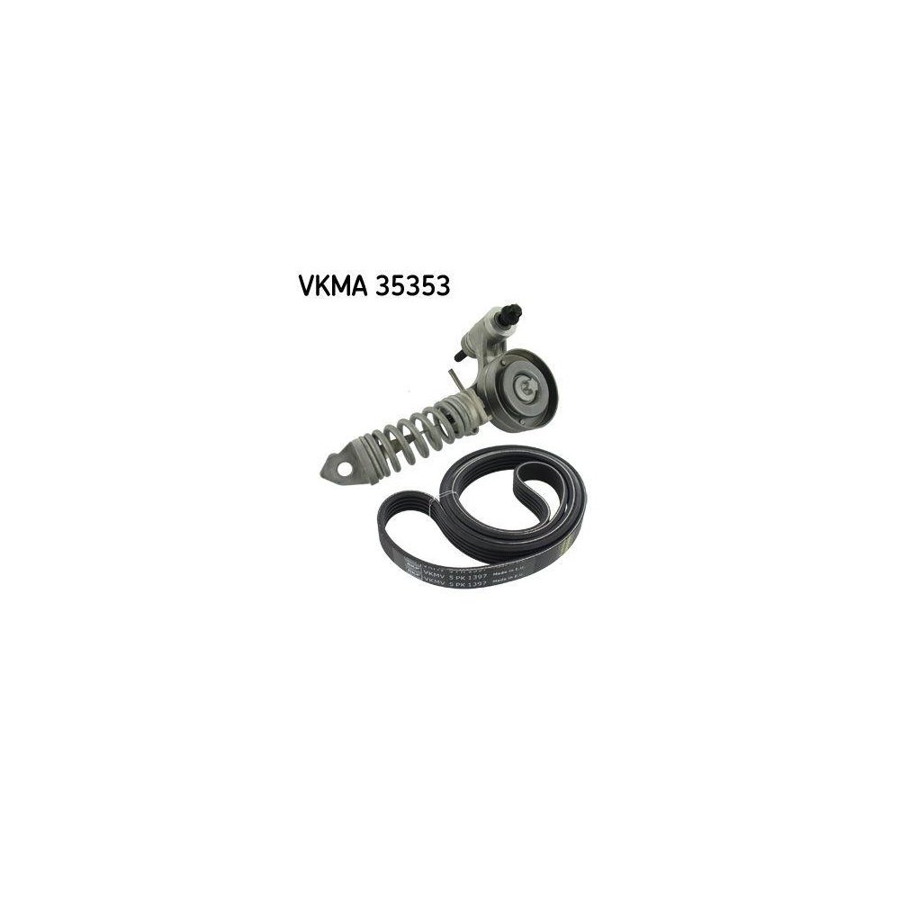Комплект поліклинового ременя SKF VKMA 35353 для OPEL VAUXHALL CHEVROLET MINI BUICK (SGM), фото №1