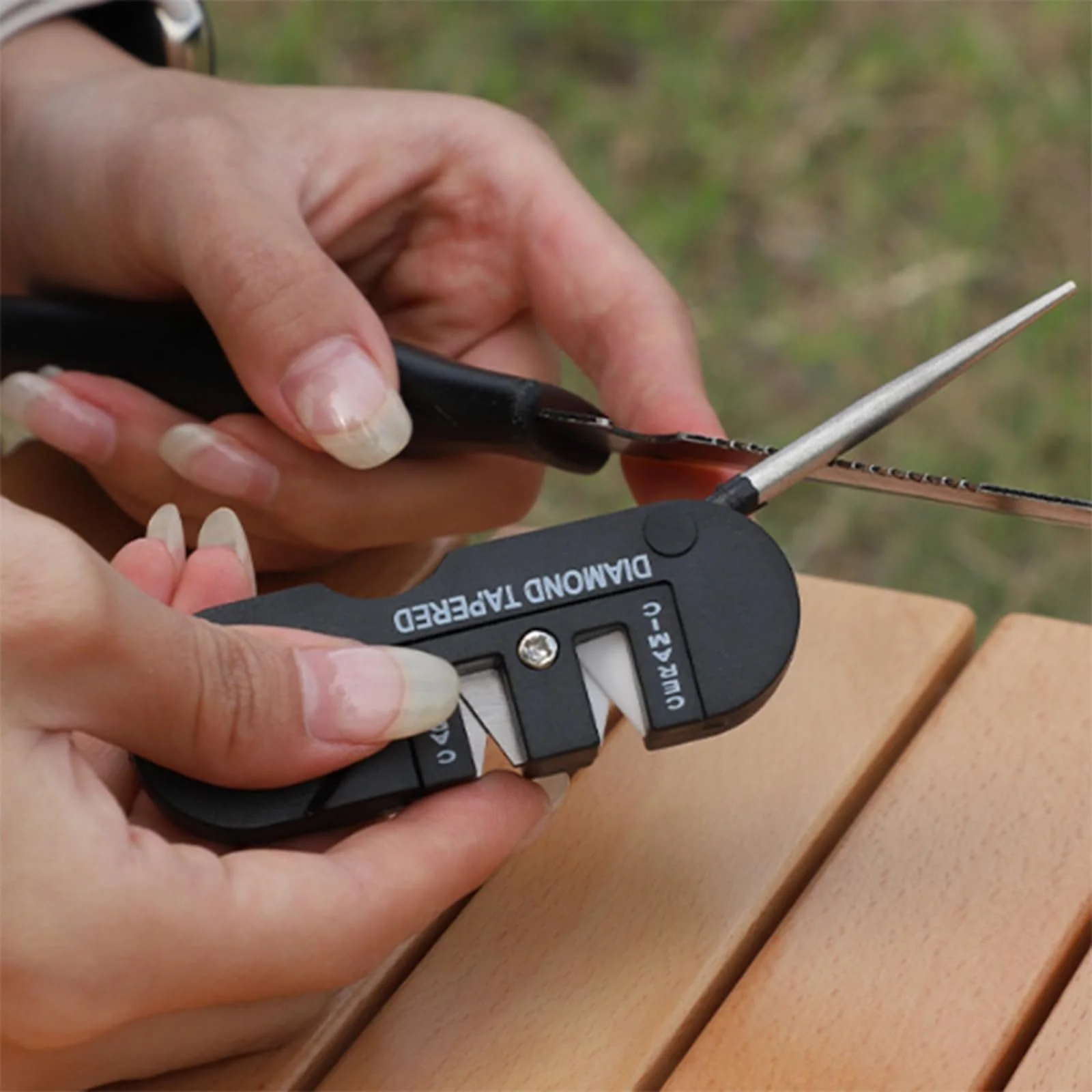 Точилка для ножів ручна Нековзна Ергономічна форма, фото №5