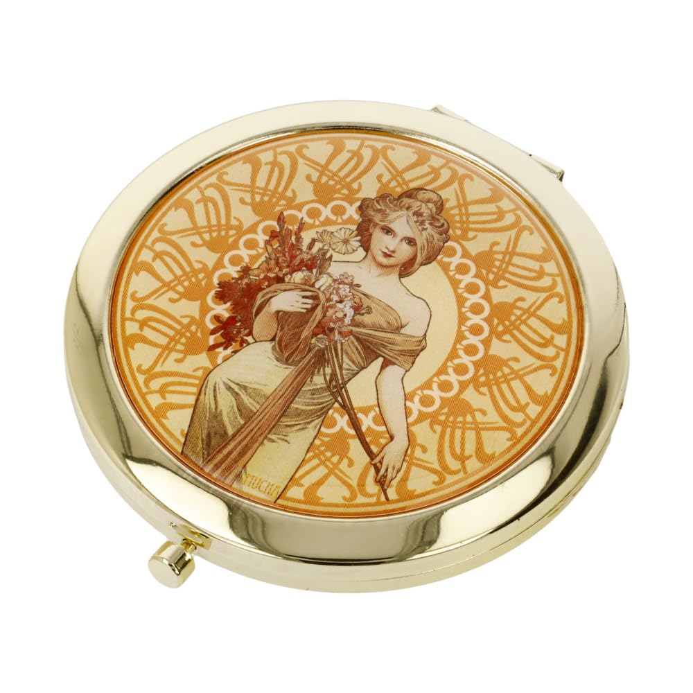 Зеркало Goebel Alphonse Mucha Artis Orbis Spring Карманное, фото №1