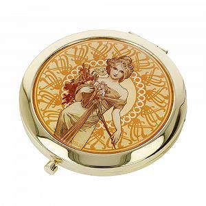 Зеркало Goebel Alphonse Mucha Artis Orbis Spring Карманное - Фото 1
