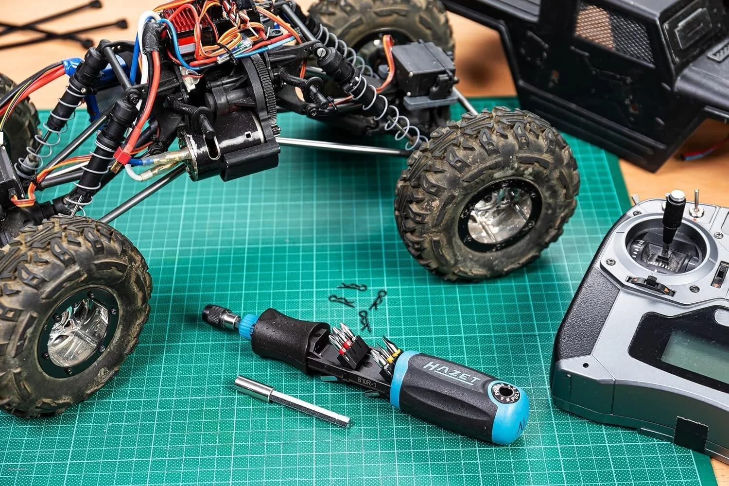 Викрутка з тріскачкою та бітами HAZET 810R-3 12 біт, фото №7