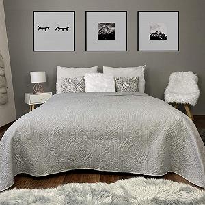 Покривало HOMELEVEL Накидка на ліжко та диван Орнаменти 200 см x 220 см synthetic.ua - Фото 1