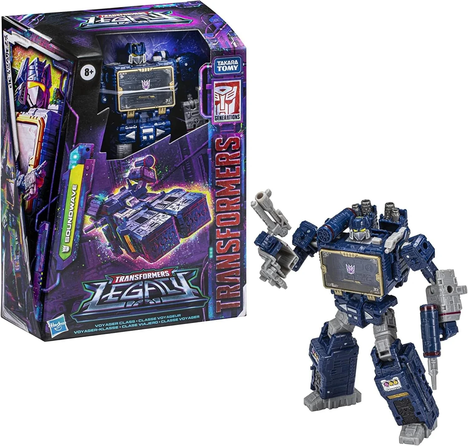 Фігурка Transformers Generations Legacy Voyager Soundwave 17,5 см, фото №3