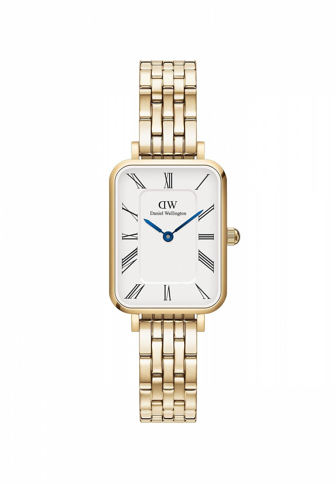 Часы Daniel Wellington Quadro One Size Нержавеющая сталь 316L с PVD покрытием золото Золотой, золотой, Браслет, фото №1 Часы Daniel Wellington Quadro One Size Нержавеющая сталь 316L с PVD покрытием золото Золотой, золотой, Браслет, фото №1