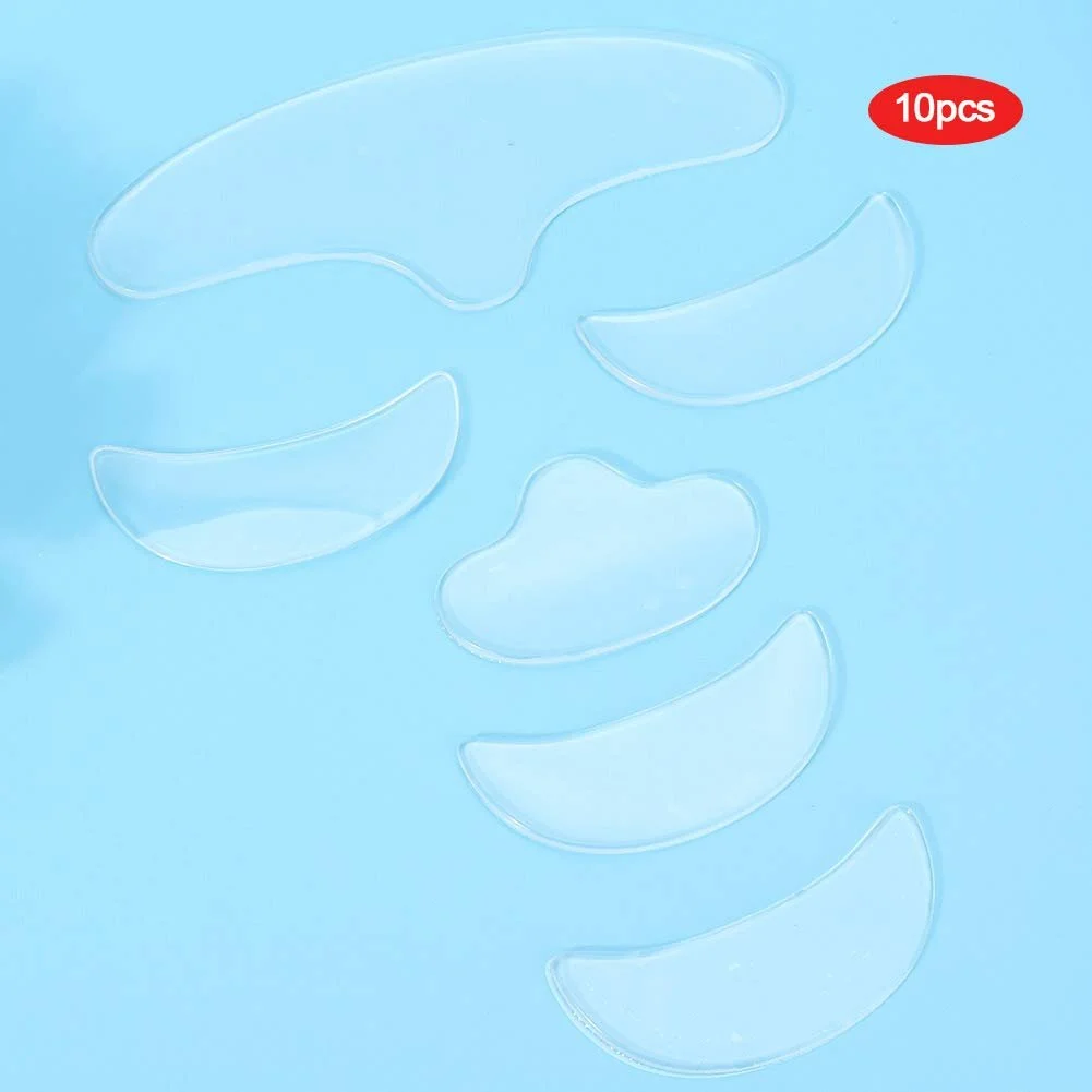 Патчи для лица Parches Antiarrugas, 6 шт., против морщин, многоразовые силиконовые полоски, фото №3 Патчи для лица Parches Antiarrugas, 6 шт., против морщин, многоразовые силиконовые полоски, фото №3