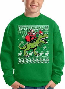 Різдвяний джемпер BesserBay Дитячий Різдвяний світшот з принтом Санти Unisex - Фото 1