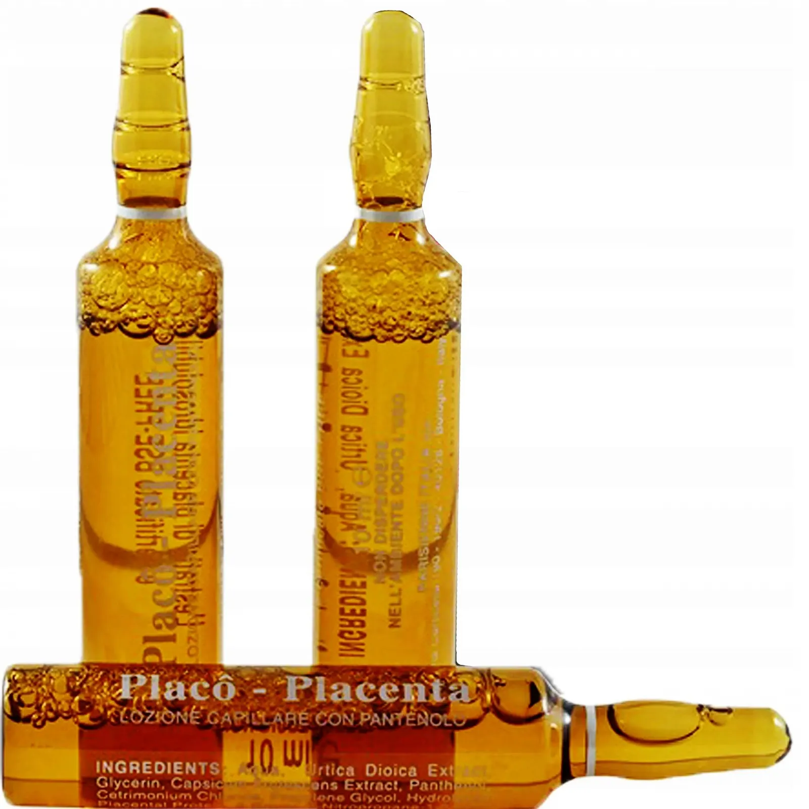 Інтенсивний засіб проти випадіння волосся Placenta Placo у флаконах 12 x 10 мл, фото №4