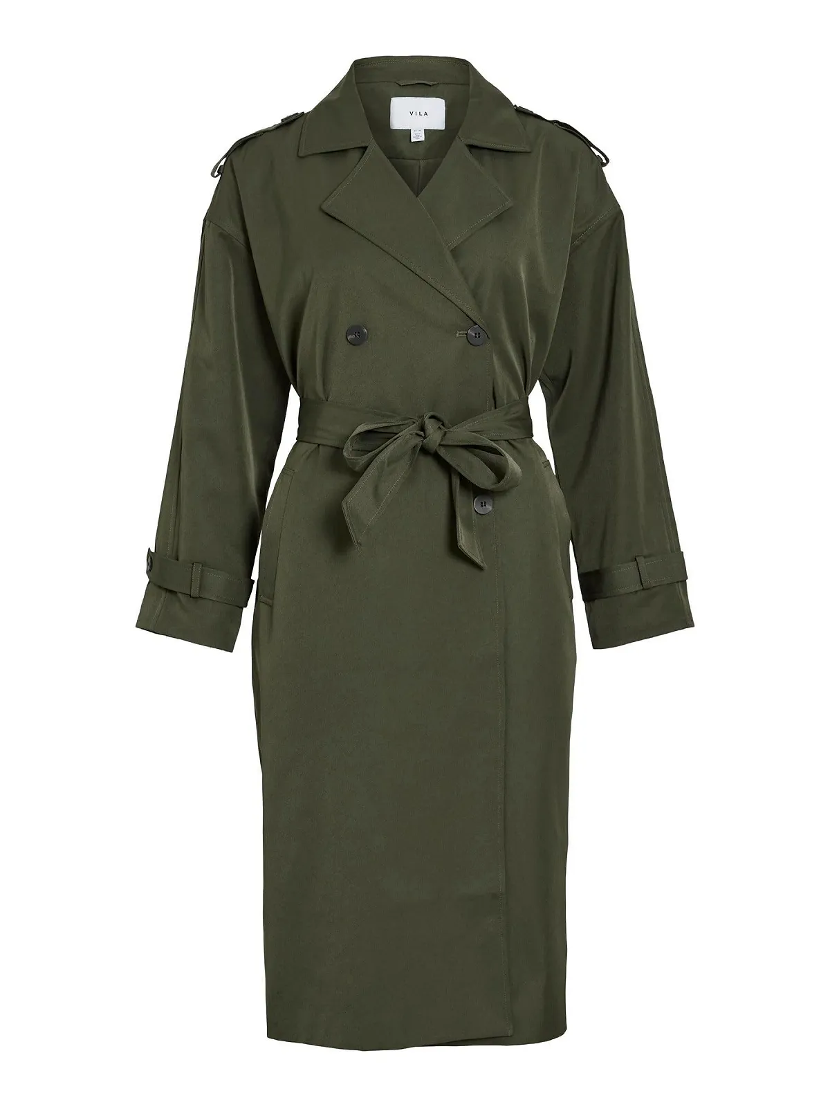 Тренч Vila VIADDISON С поясом Женский, фото №1 Тренч Vila VIADDISON С поясом Женский, фото №1