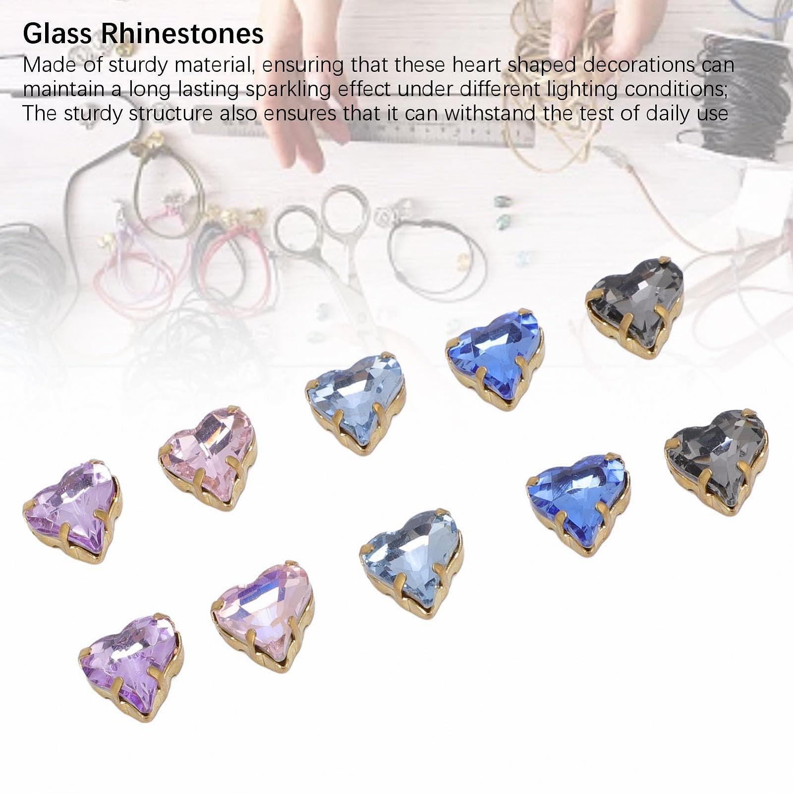 Стрази Скляні 12x13мм 5 кольорів Золота Основа Кришталеві Стрази для DIY виробів, виготовлення ювелірних виробів, прикраси костюмів, фото №5 Стрази Скляні 12x13мм 5 кольорів Золота Основа Кришталеві Стрази для DIY виробів, виготовлення ювелірних виробів, прикраси костюмів, фото №5