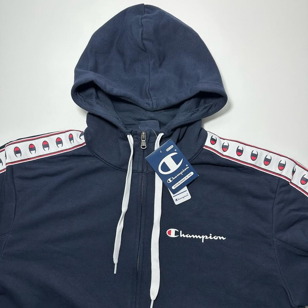 Джемпер Legacy Retro-Sport Heavy Spring Terry Full Zip 219751-BS501 Champion Темно-синій S, фото №2
