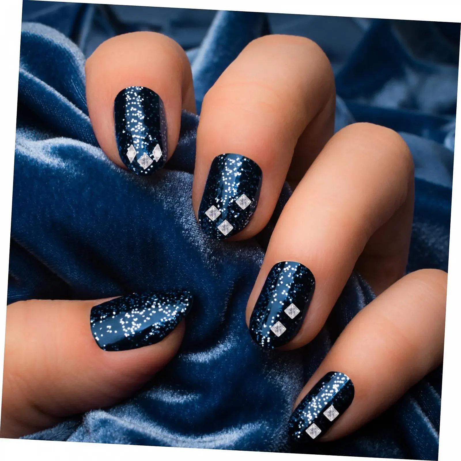 Набор из 50 плоских украшений для ногтей, драгоценные камни для ногтей, 3D подвески для ногтей, декоративные подвески для ногтей, подвески для ногтей, фото №9