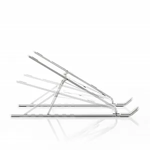 Підставка для ноутбука InnovaGoods Розкладна Регульована Алюміній 7 Рівнів Нахилу Протиковзка Розширювана - Фото 1