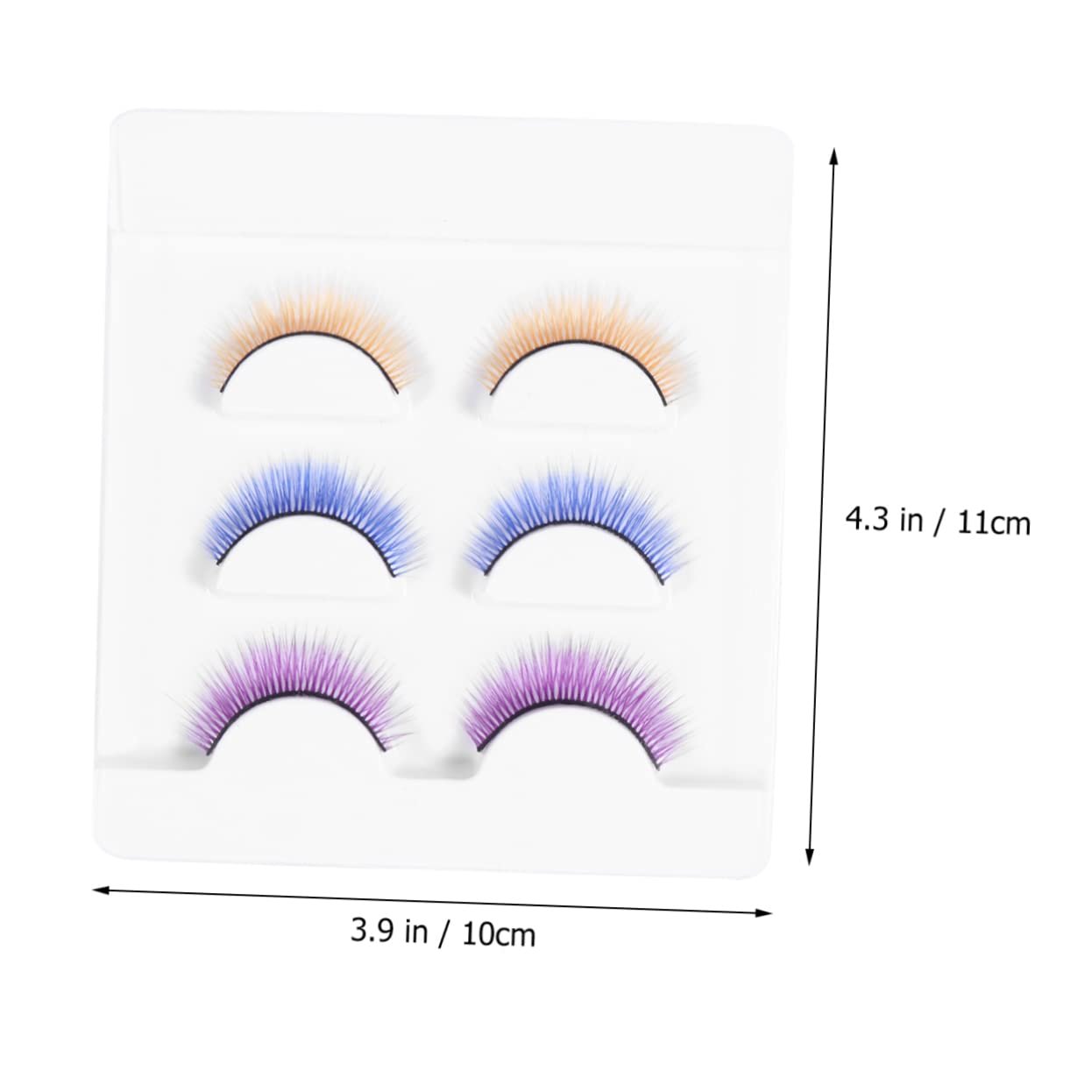 Ресниці Angoily Фарбовані Лялькові 3D 9 пар, фото №5