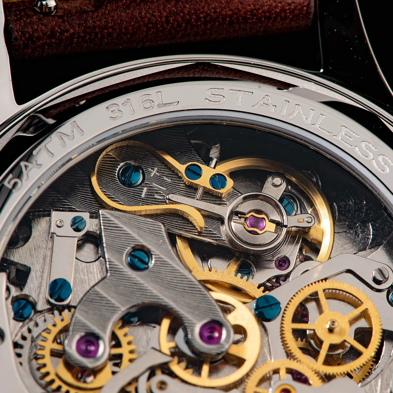 Мужские часы Sugess Seagull ST1901 Chrono 40мм Gold Gooseneck S387.01.FO серебристый, фото №9 Мужские часы Sugess Seagull ST1901 Chrono 40мм Gold Gooseneck S387.01.FO серебристый, фото №9