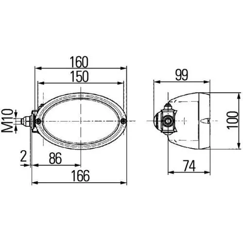 Робоча фара HELLA 1GA 996 161-331, фото №4