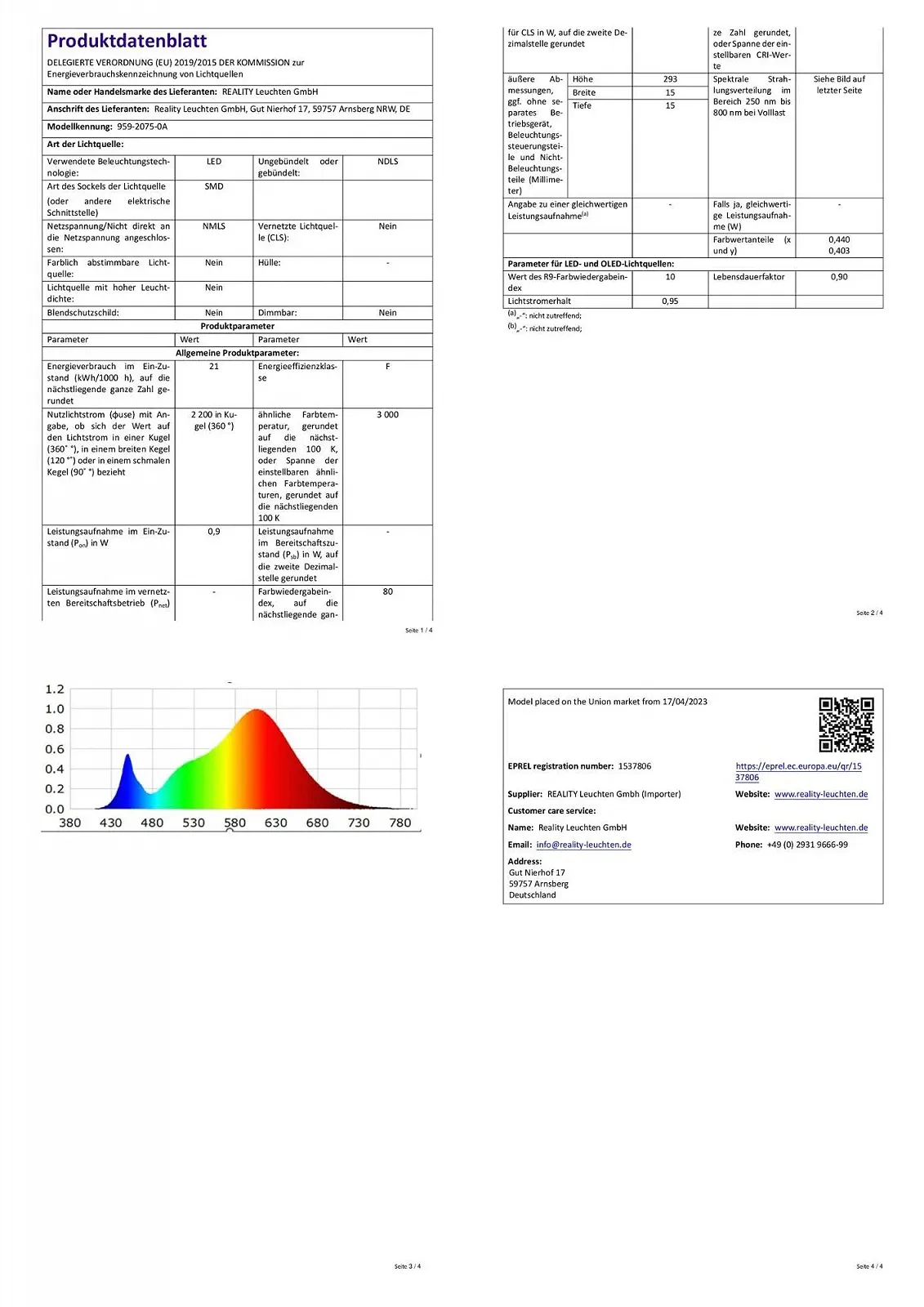 Настільна лампа Torsten LED RGB Water Tornado IP20 Ø7 см 34 см Matte Black, фото №9