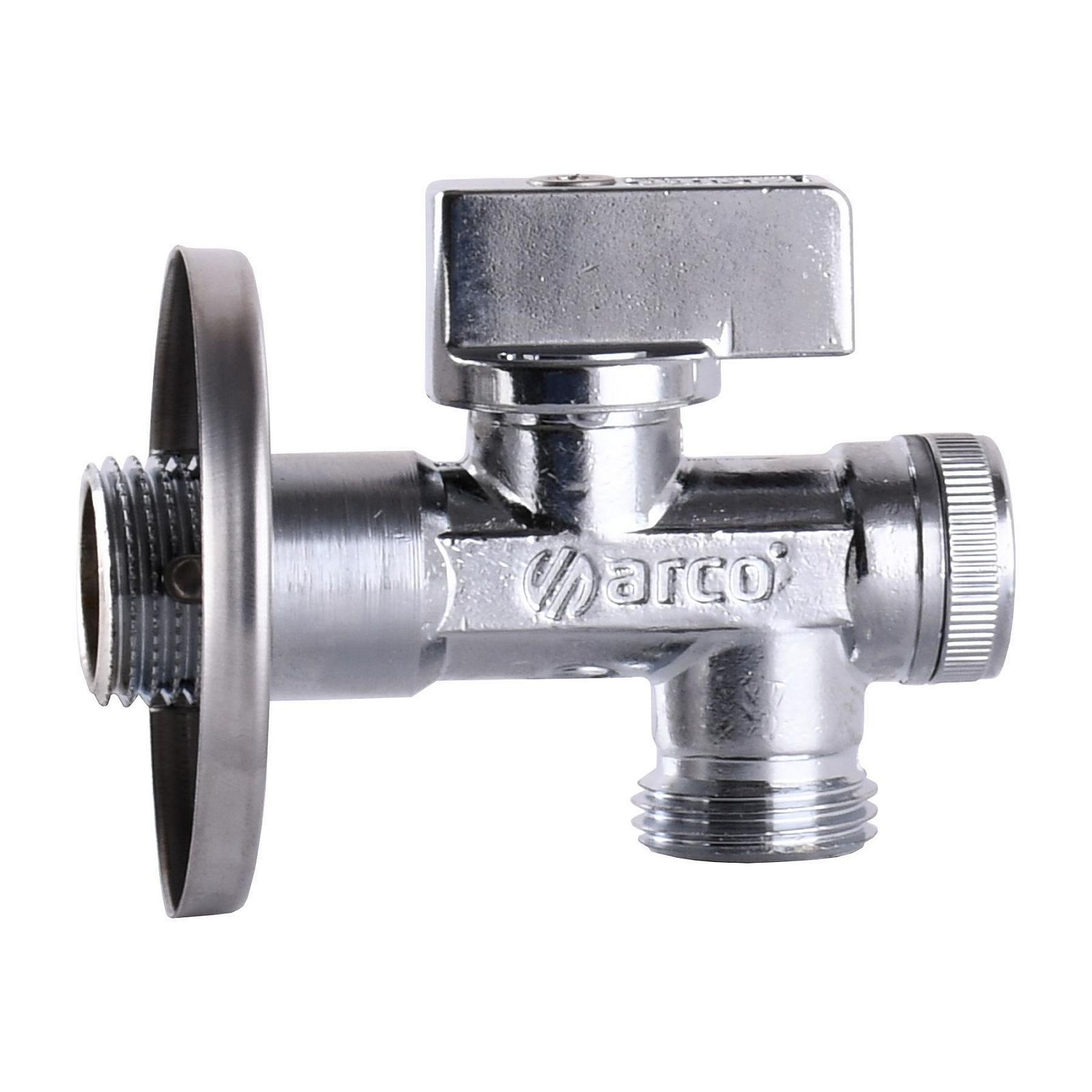 Кран кульовий кутовий з фільтром ARCO 1/2″x1/2″ 02400MAC, фото №5