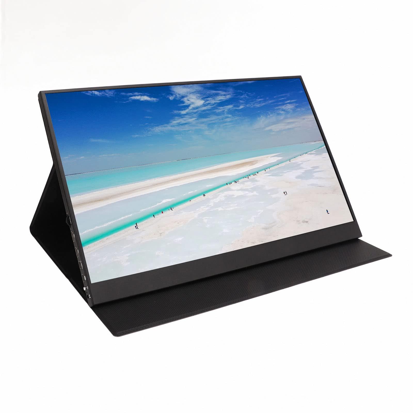 Портативний Монітор 17.3 дюйма 2K HD для Мобільних Телефонів Комп'ютер Ігрових Пристроїв з Подвійним Інтерфейсом HD Type C, фото №1