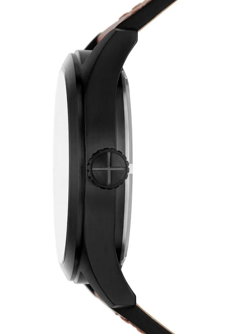 Часы Fossil Defender мужские, солнечные трехстрелочные с датой с браслетом из нержавеющей стали или кожаным ремешком, фото №2 Часы Fossil Defender мужские, солнечные трехстрелочные с датой с браслетом из нержавеющей стали или кожаным ремешком, фото №2