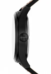 Часы Fossil Defender мужские, солнечные трехстрелочные с датой с браслетом из нержавеющей стали или кожаным ремешком synthetic.ua - Фото 1