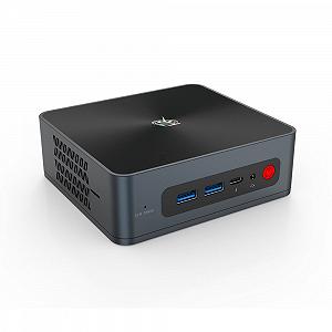 Міні ПК Beelink SEI8 / Intel Core i5-8279U / RAM 16GB / SSD 512GB / Intel Iris Plus Graphics 655 / 2 x HDMI / LAN /  Wi-Fi 5 / Bluetooth 4.2 / Windows 11 / Сірий - Фото 1
