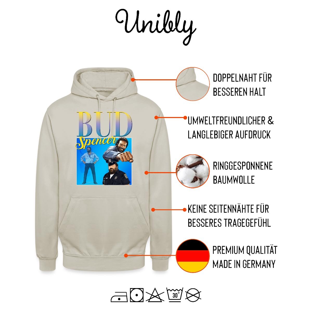 Худи Unibly Specer MÜCKE 63, фото №4