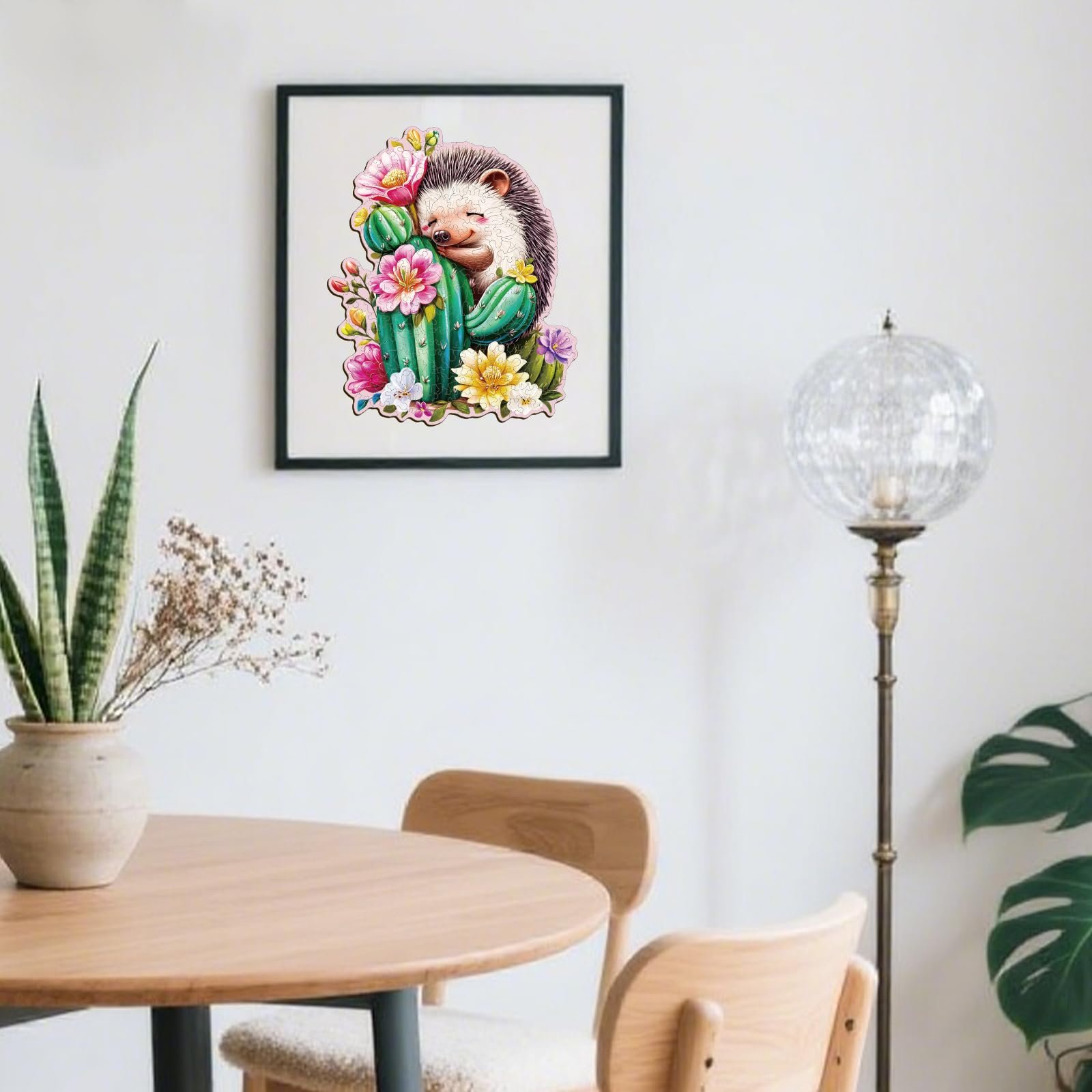 Деревянный пазл GLOBLELAND Hedgehog Cactus 200 деталей Неправильной формы Уникальный, фото №6 Деревянный пазл GLOBLELAND Hedgehog Cactus 200 деталей Неправильной формы Уникальный, фото №6