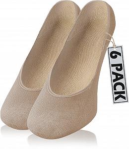 Носки Sesto Senso Trainer, бесшовные, хлопковые, невидимые, короткие, 6 пар - Фото 1