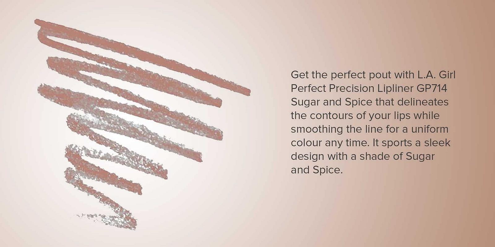 Олівець для губ L.A. Girl Perfect Precision GP714 Sugar and Spice, фото №3