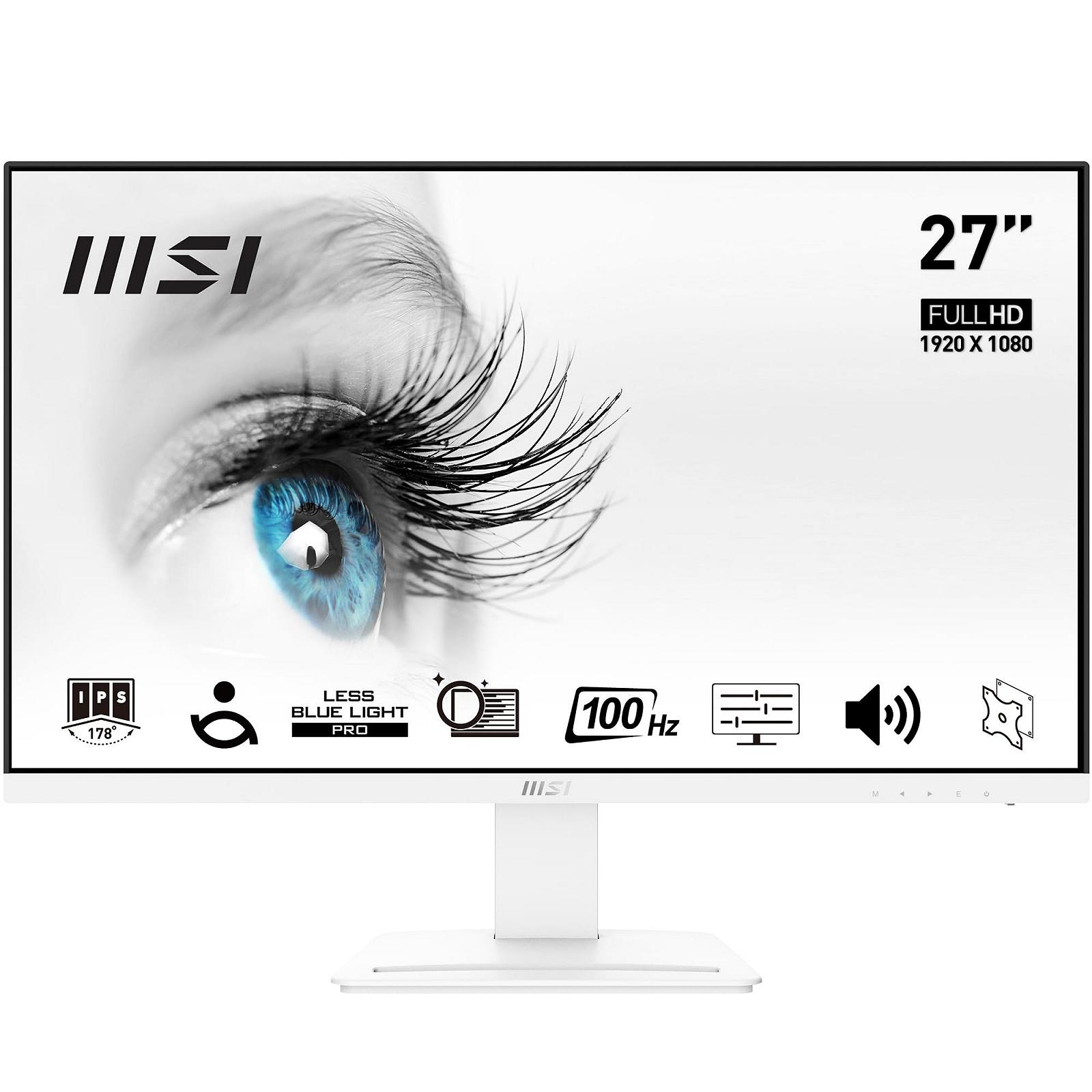 Монитор MSI PRO MP273AWDE 27 дюймов Full HD IPS 100Hz Белый, фото №1