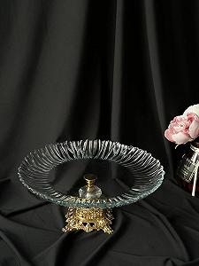 Цукерниця на золотій ніжці 31 см synthetic.ua - Фото 1