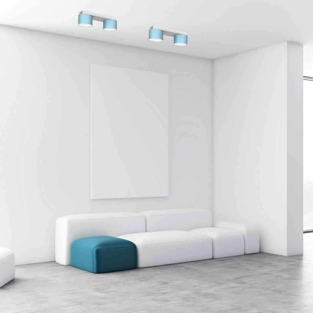 Світильник Eko-Light Milagro DIXIE 2xGX53 Блакитний/білий, фото №4