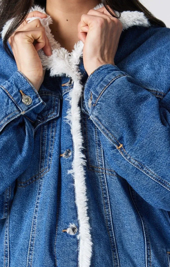 Жіноча джинсова куртка MAVI SANDY Mid Sherpa Gold Icon - S, фото №5 Жіноча джинсова куртка MAVI SANDY Mid Sherpa Gold Icon - S, фото №5
