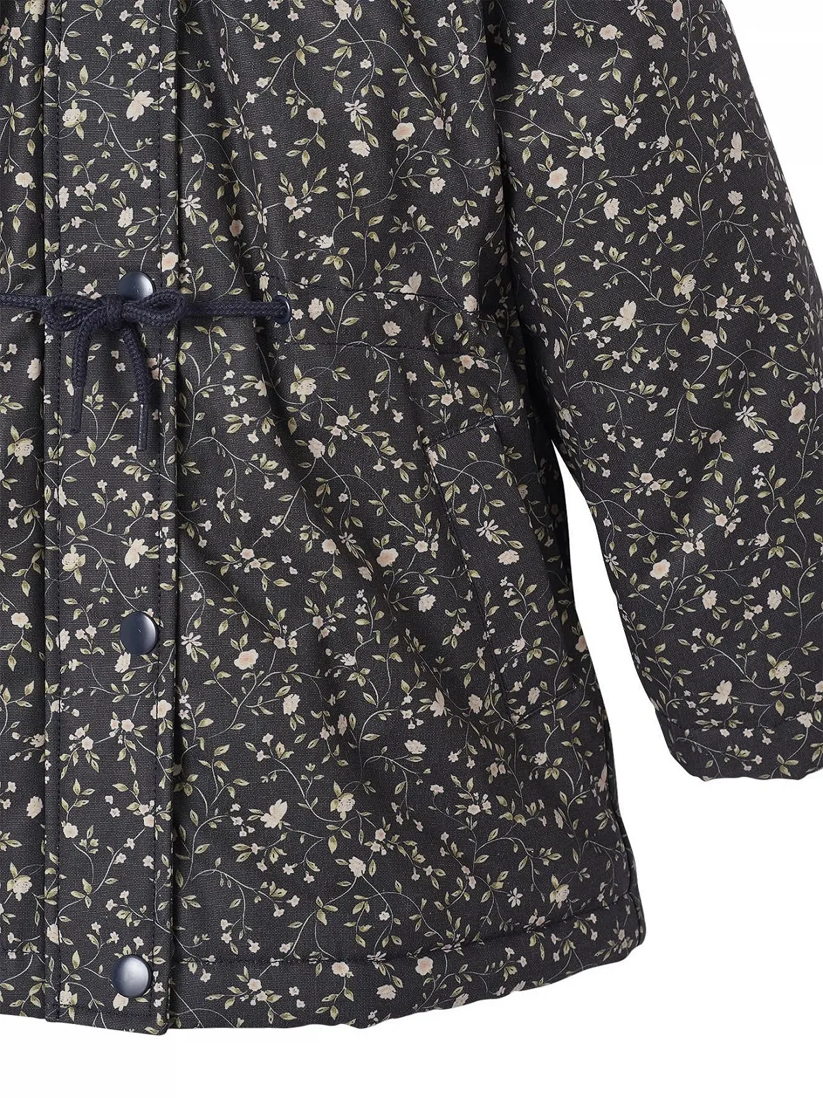 Куртка з капюшоном Vertbaudet для дівчат з підкладкою зі штучного хутра та переробленим наповнювачем, фото №3