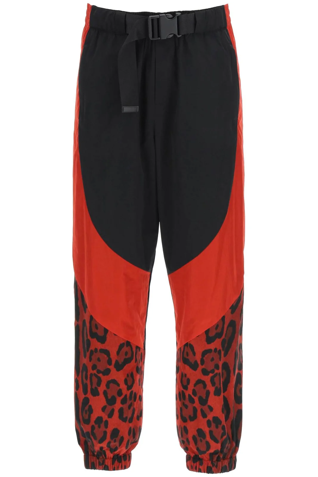 Штани Dolce & Gabbana Belted Waist Leopard Printed Trousers M, фото №1
