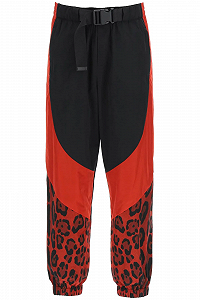 Штани Dolce & Gabbana Belted Waist Leopard Printed Trousers M - Фото 1