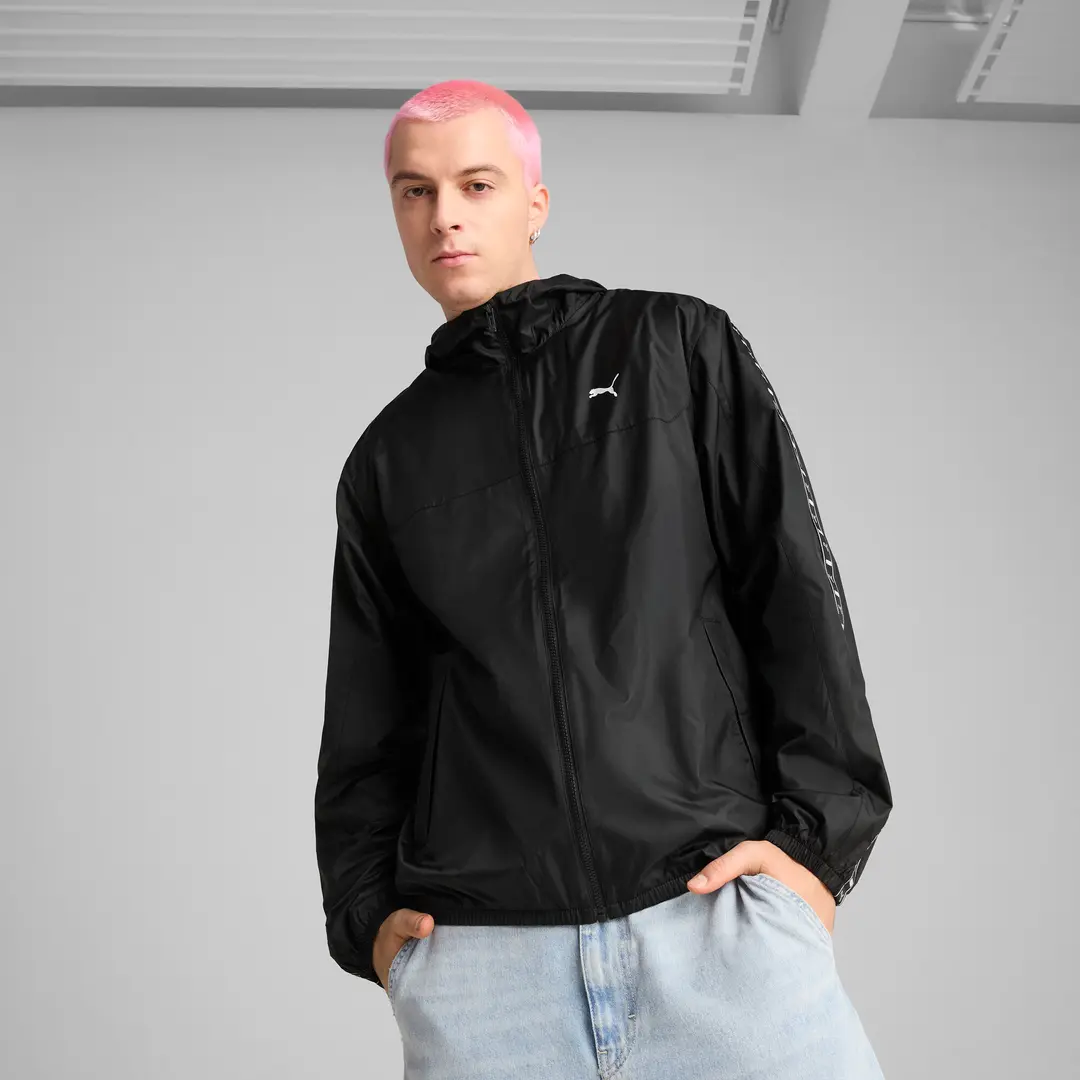 Ветровка Puma ESS Tape Windbreaker 68462901 Черный XL, фото №1