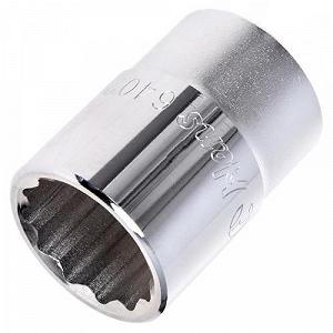 HANS Торцевая головка 3/4"DR 12-гр. 27 мм 6402M27 6402М27 synthetic.ua - Фото 1