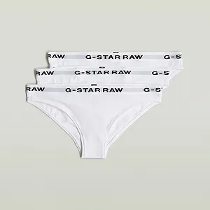 Набор женских трусов-слипов G-Star RAW Brief 3 шт - XS - Фото 1
