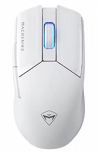 Комп'ютерна миша Machenike M7PRO MAX White PAW3395 26000DPI 1000Hz Wired/2.4G - Фото 1