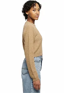 Кофта женская Urban Classics Waffle Short synthetic.ua - Фото 1